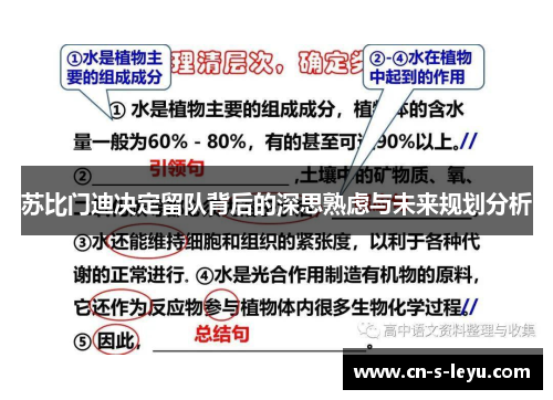 苏比门迪决定留队背后的深思熟虑与未来规划分析 苏比门迪决定留队背后的深思熟虑与未来规划分析